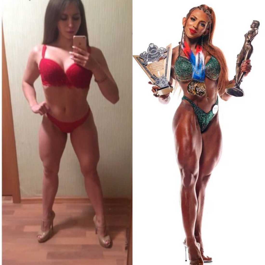 Результат клиентки David Fitness после онлайн-ведения